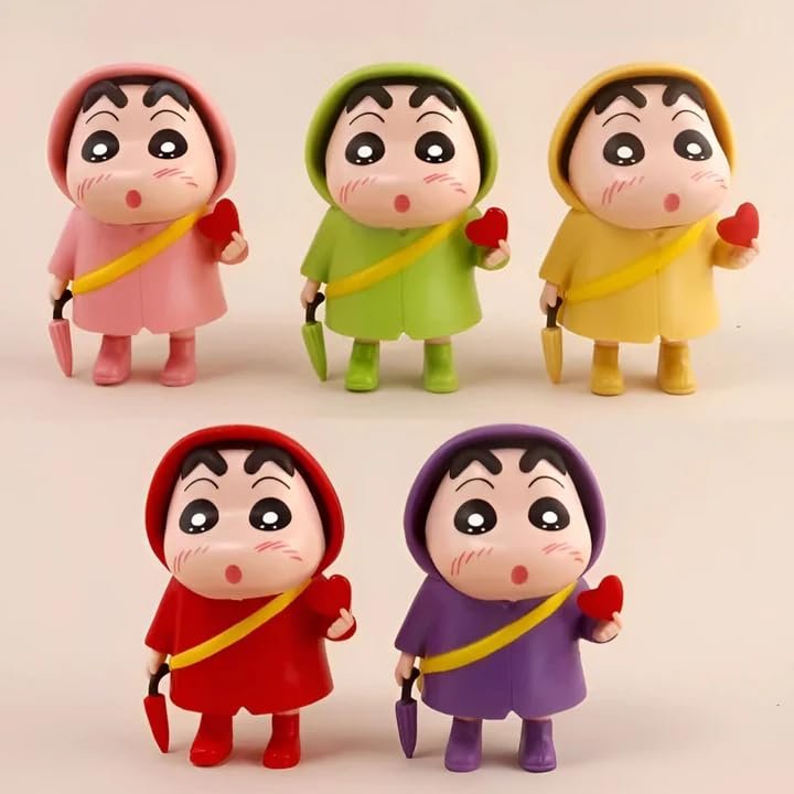 ShinChan Raincoat Figures