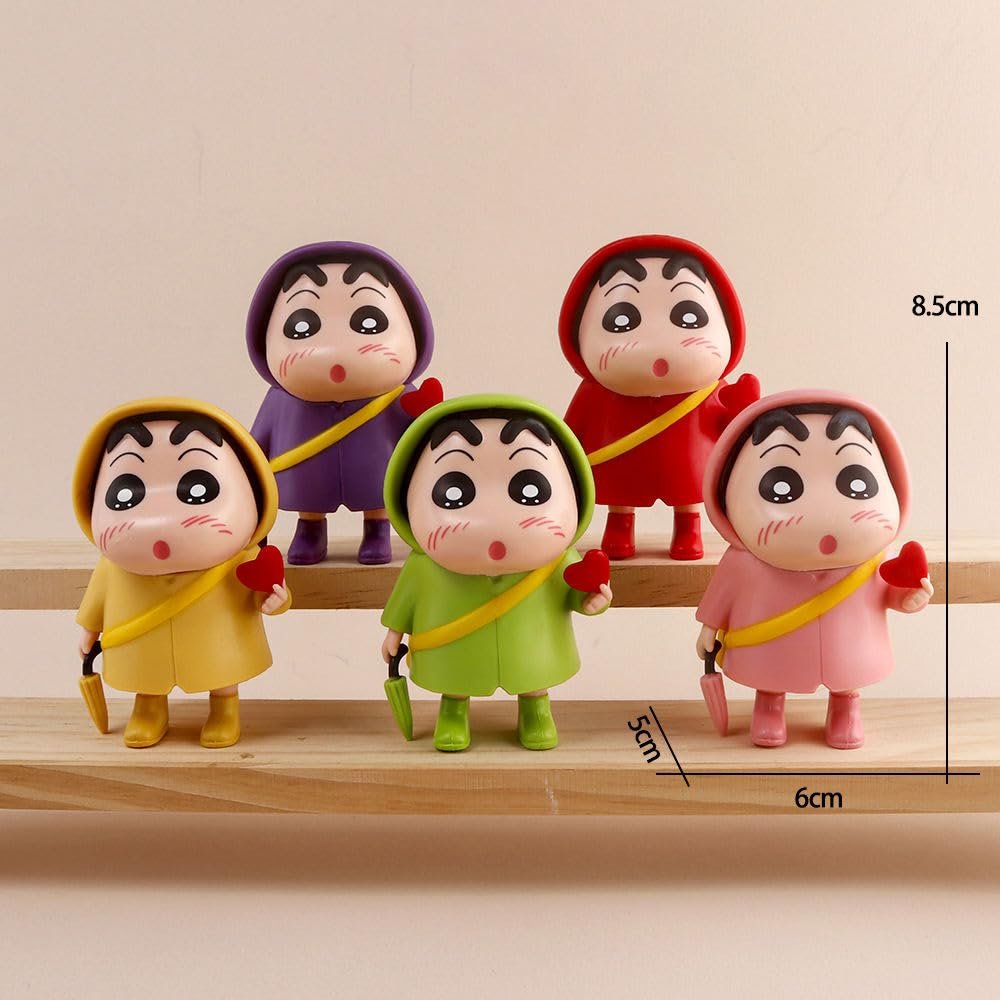 ShinChan Raincoat Figures